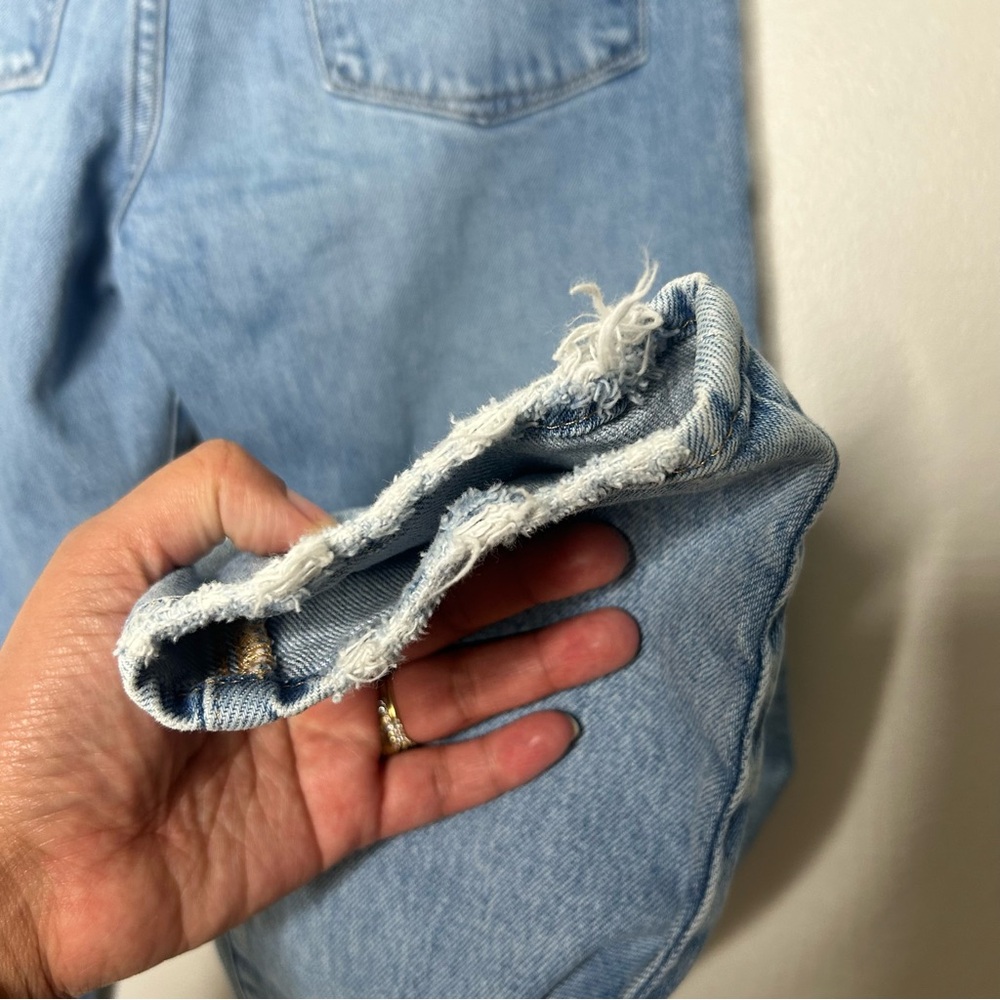 Good American Light Blue Straight Leg Jeans - Picture 8 of 9